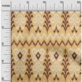 thumbnail image 1 of oneOone Soie Tabby Tissu Chevron & Tourbillon Ikat Tissu Imprimé 1 Yard 42 Inch Wide, 1 of 4