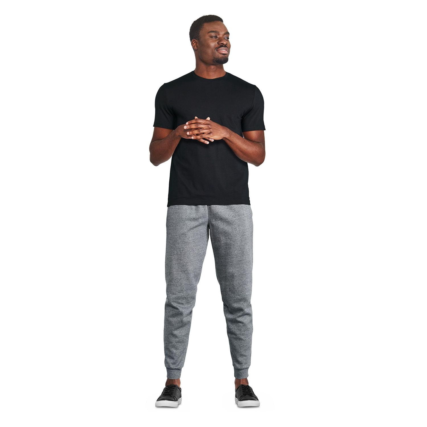 T-shirt à encolure ras du cou extensible George pour hommes