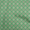 thumbnail image 1 of oneOone Polyester Spandex Green Fabric Asian Traditional Block Sewing Craft Projects Fabric Prints By Yard 56 Inch Wide, 1 of 4