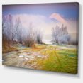 thumbnail image 2 of Magnifique Coucher de Soleil d'Automne Brumeux - Grande Impression sur Toile, 2 of 4