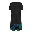 thumbnail image 5 of Robes d'Été Grande Taille pour Femmes 2024 Décontractées à Col Rond Imprimées à Manches Courtes avec Poche Économisez jusqu'à 65 % de Rabais!, 5 of 5