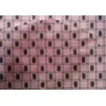 thumbnail image 4 of oneOone Cotton Silk Fabric Swirl & Check Ikat Print Fabric BTY 42 Inch Wide, 4 of 4
