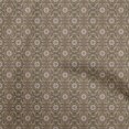 thumbnail image 1 of oneOone Polyester Spandex Tawny Brown Fabric Damask Craft Projects Decor Fabric Printed By The Yard 56 Inch Wide, 1 of 5