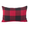 thumbnail image 1 of Occasion Gallery Red Holiday Buffalo Plaid Pillow - Cover (Filling NOT Included) 13" X 20" Rectangular, 100% Cotton, 1 of 4