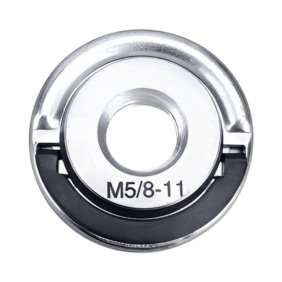 1 Pcs Angle Grinder Tool Flange Nut,1.77 inch Locking Retaining Flange Nut,Quicklock Angle Grinding Flange Nut Quick Release,Easy Install Secure Hold for Replacement & Fixing Cutting Disc,(M5/8-11)