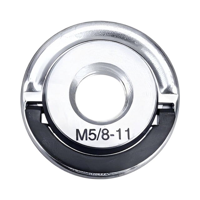 1 Pcs Angle Grinder Tool Flange Nut,1.77 inch Locking Retaining Flange Nut,Quicklock Angle Grinding Flange Nut Quick Release,Easy Install Secure Hold for Replacement & Fixing Cutting Disc,(M5/8-11)