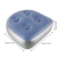 thumbnail image 2 of Cushion Seat Pad for Spa and Hot Tub – Portable Inflatable Massage Cushion with Suction Cup Back Support for Adults Bath Spa Pad Soft Comfort Easy-Inflate Durable Accessory, 2 of 6