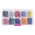 thumbnail image 1 of 500 Pcs Épingles à Dessin à Tête Ronde en Perles Épingles à Pousser Papeterie Autocollant pour Pouce, 1 of 8