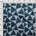 thumbnail image 2 of oneOone Tissu Polyester Lycra Rectangle & Triangle Imprimé Géométrique au Mètre 56 Pouces de Large, 2 of 4