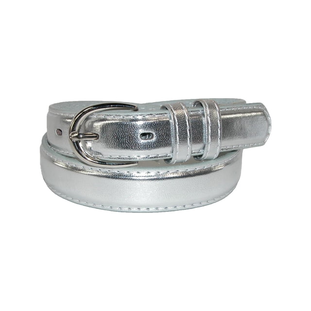 CTM® Ceinture Habillée de Base en Cuir pour Enfant 1 Pouce (Lot de 2)