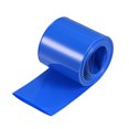 thumbnail image 1 of Unique Bargains 43mm Flat 10ft Blue PVC Heat Shrink Tube Wraps Battery Wrap for Big Battery Pack, 1 of 5