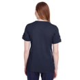 thumbnail image 2 of Ladies' CrownLux Performanceâ„¢ Plaited Rolled Sleeve Top DG20WB, 2 of 2