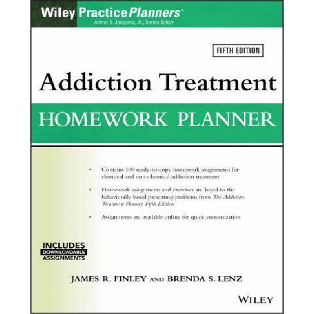 Addiction Treatment Homework Planner (PracticePlanners)