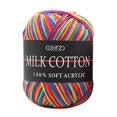 thumbnail image 4 of Birdeem Colorful Hand Knitting 50G Knitting Crochet Milk Soft Baby Cotton Wool Yarn, 4 of 10