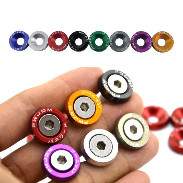 Ruiboury Joints de Vis de Voiture Robustes et Durables pour des Modifications de Voiture Fiables Vis Bleue 1 Ensemble