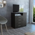 thumbnail image 2 of Bowery Hill Contemporary 4 Drawer Dresser in Espresso, 2 of 6