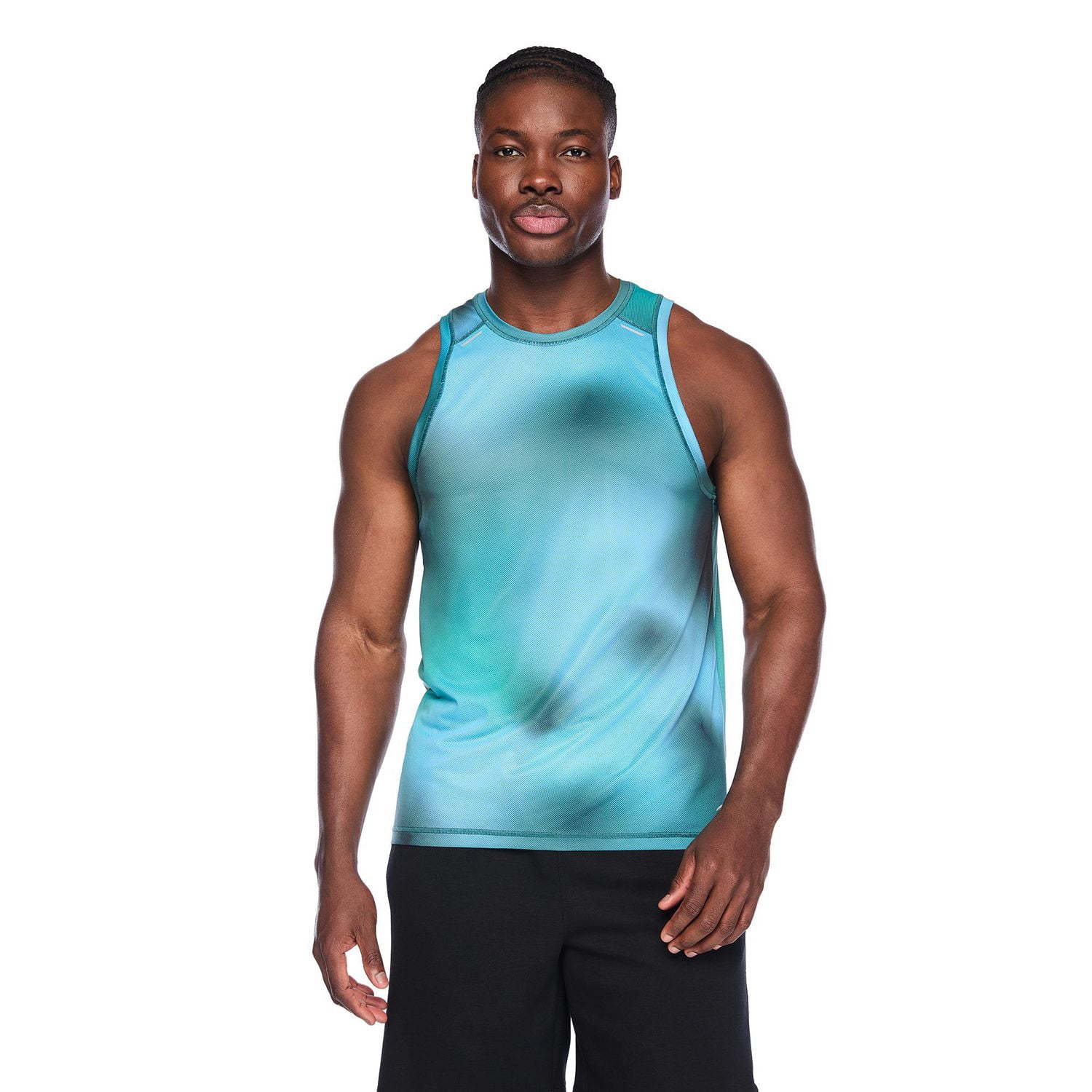 Athletic Works Men'S Printed Mesh Muscle Tank
