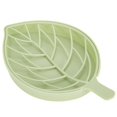 thumbnail image 3 of 3 Colors Leaf Shape Soap Holder Non Slip Soap Box Toilet Shower Tray Draining, 3 of 11