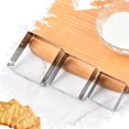 thumbnail image 2 of 5Pcs Metal Biscuit Molds Square Cookie Cutters Restaurant Cookie Cutter Square Biscuit Cutters, 2 of 6