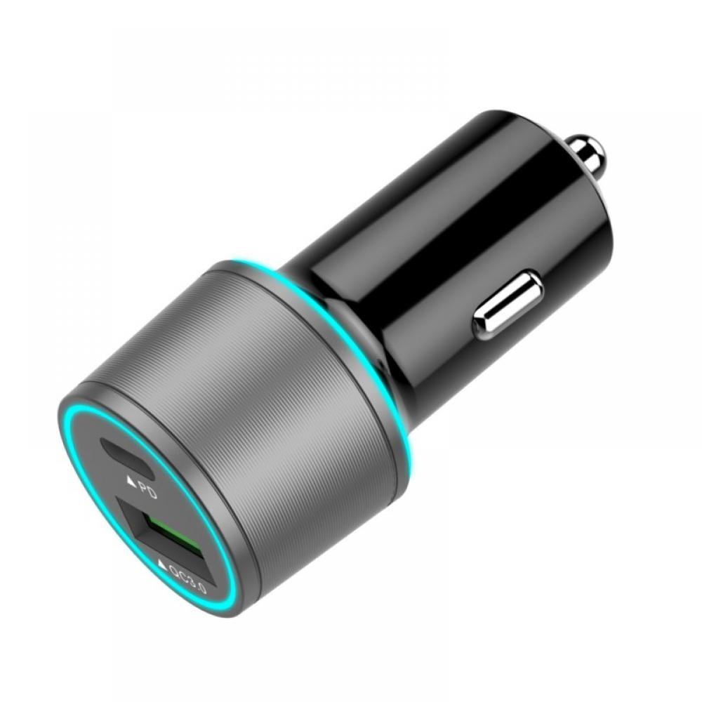 Car Charger Adapter For  12PD Car Charging Cigarette Lighter Flash Charger High-load Charger Full Multi-function QC Fast Charge Car Charger