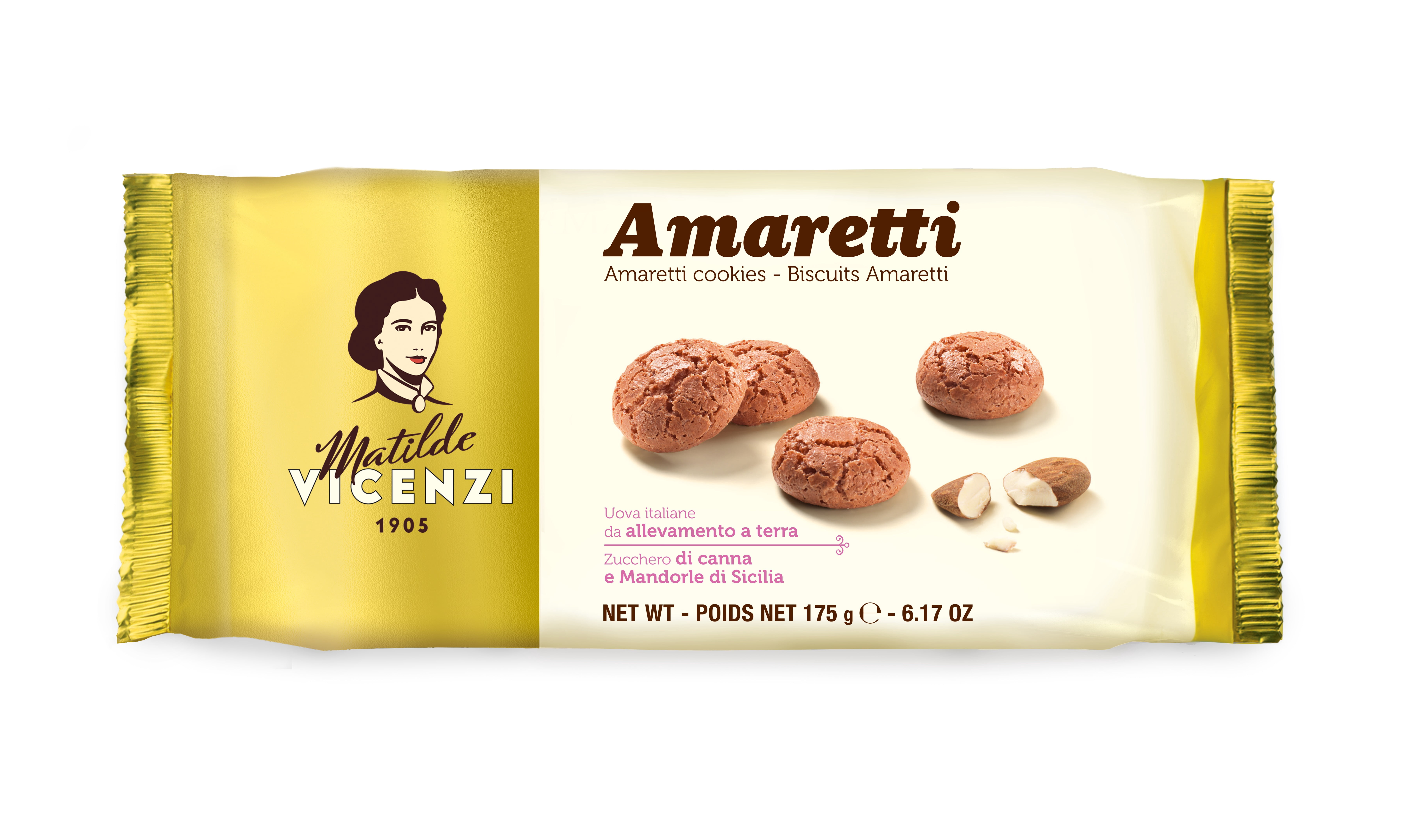 Vicenzi Amaretti Baked Cookies 175G