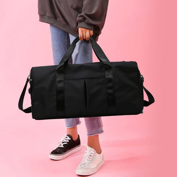 Dvkptbk Travel Essentials Travel Bag Gym Bag for Women and Men Workout Bag for Sports and Travel Water Proof Duffel Bag with Shoe and Wet Clothes Compartments