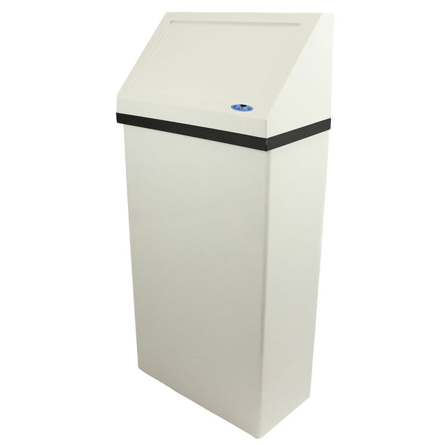 Frost™ Wall Mounted Waste Receptacle, 11 Gallons, White, 1/Case
