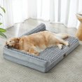 thumbnail image 1 of BFPETHOME Orthopedic Dog Bed for Extra Large Dogs-Big Waterproof Sofa Dog Bed with Removable Washable Cover Large Pet Bed with Waterproof Lining and Nonskid Bottom Pet Bed for Large Dogs Grey, 1 of 1