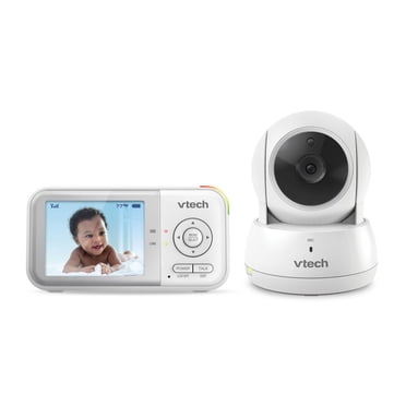 VTech VM3262 Moniteur de bébé vidéo avec panoramique et inclinaison de 2,8 po, VM3262 blanc,de VTech