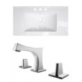 thumbnail image 1 of American Imaginations 21-in. W 3H8-in. Ceramic Top Set In White Color AI-15630, 1 of 1