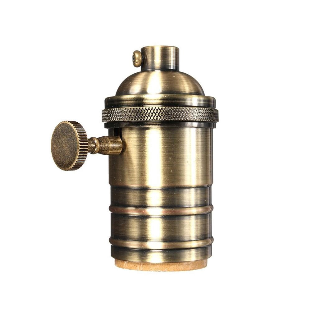 Support de Lampe E27 avec Interrupteur pour Lampe Suspendue Maison E3O8