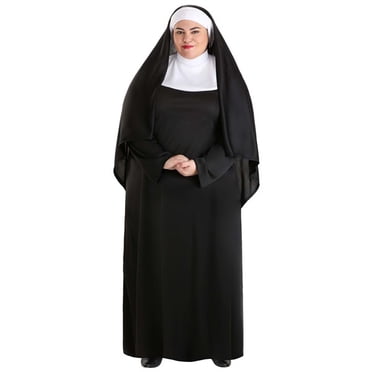 Plus Size Traditional Nun Costume | Religious Costumes