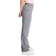 thumbnail image 3 of Hanes O4629 Comfortsoft Eco Smart Womens Open Leg Fleece Sweatpants, Light Steel - Small, 3 of 3