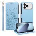 thumbnail image 2 of Compatible with iPhone 17 Pro Case Wrist Strap Leather Dog Embossed Pocket Card Slot Holders, 2 of 5