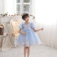 thumbnail image 4 of KAWELL Robe Bouffante en Tulle à Paillettes pour Filles, Princesse, Concours, Fête d'Anniversaire, Mariage, Robe de Soirée Formelle pour 2-8 Ans, 4 of 6