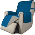 thumbnail image 1 of CHOK 2024 Housse Réversible Résistante à l'Eau pour Fauteuil Inclinable avec Sangles Élastiques Gris/gris Pâle, 1 of 7