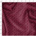 thumbnail image 4 of Soimoi Rouge Modal Satin Tissu Dot & Floral Décor Tissu Imprimé BTY 42 Pouces de Large, 4 of 6