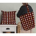 thumbnail image 5 of Soimoi Red Rayon Fabric Circle Geometric Fabric Prints By Yard 56 Inch Wide, 5 of 5