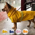 thumbnail image 3 of Dog Raincoat with Hood Pocket Reflective Adjustable Waterproof Slicker Rain Jacket for Small Medium Large Dog, 3 of 8