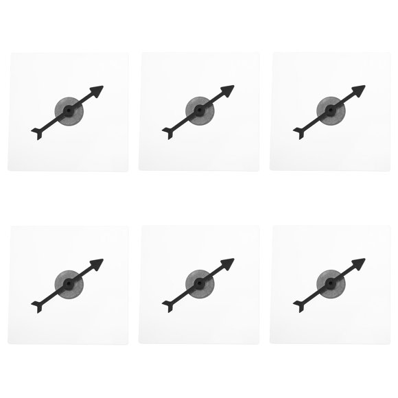 KAKOWELY 6Pcs Plastic Game Arrows Rotating Children Toys Interesting Desktop Arrow Toys,4.02"X4.02"X0.24"