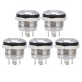 thumbnail image 3 of Loewten Button Switch, 1 NO Flat Top Switches With LED For Household Appliances For Automobile Equipment, 3 of 8
