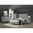 thumbnail image 3 of Better Home Products Alexa Velvet Upholstered Queen Platform Bed in Gray, 3 of 7