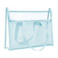 thumbnail image 1 of Blue Clear Tote Bag Pvc Thickened Double Layer Waterproof Book Bag For Students School Exam, 1 of 7