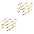 thumbnail image 4 of relayinert Mini Organisateur de Colliers en Forme de Bonbon Rangement de Colliers Jaune 10 Pcs 2Set, 4 of 6