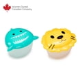 thumbnail image 1 of Melii Contenant de collation animaux - ensemble de 2 - pour Enfants et Adultes, 1 of 7