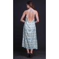 thumbnail image 2 of Bimba Robe de Plage Dos Nu Longue à Col Licou Imprimée Teinture sur Nœuds pour Femmes - Petite, 2 of 6