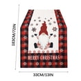 thumbnail image 2 of Boovnll Christmas Table Runner, 13x72" Linen Table Runner Winter Xmas Holiday Kitchen Table Decor for Christmas Dinner Table Party Decor, Christmas Decorations, 2 of 2