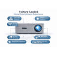 thumbnail image 2 of Boss 4K Portable Projector 6500 Lumens Wifi Bluetooth 5.3 Electric Focus 300 Inch Display Mini Design with Screen, 2 of 8