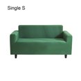 thumbnail image 3 of Solid Color Sofa Cover Elastic Couch Dust-proof Anti-slide Slipcover 1/2/3/4 Seater Covers Protector Full Coverage Green S, 3 of 9