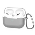 thumbnail image 1 of PANDACO Grey Soft Case for AirPods Pro (1st Gen) Charging Case, 1 of 5